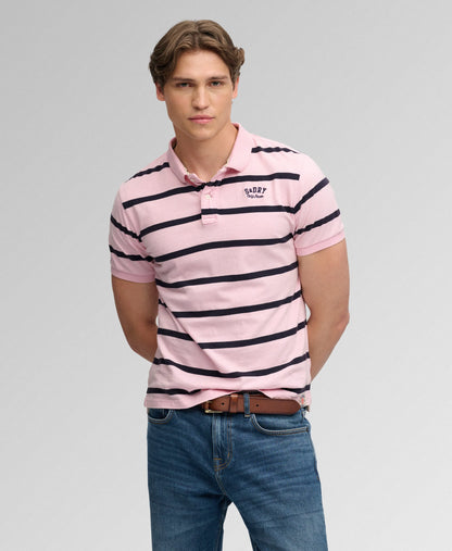 Pink Navy Stripe