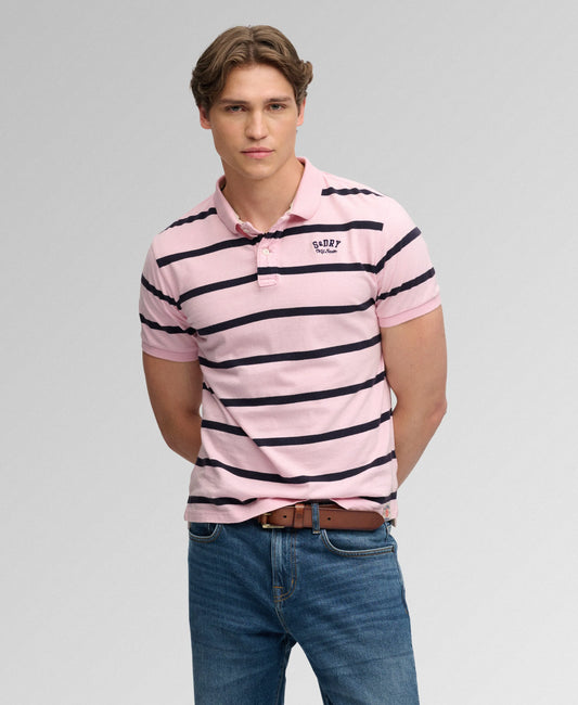 Pink Navy Stripe