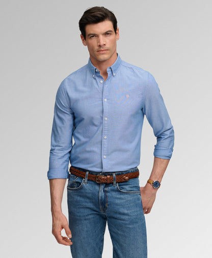 AZURE BLUE CHAMBRAY OXFORD