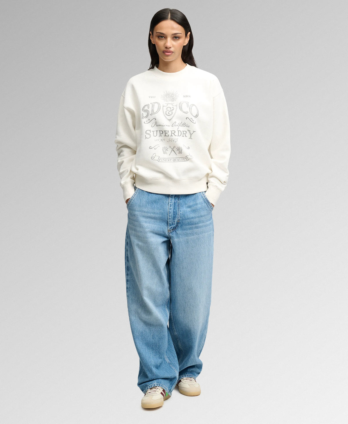 Vintage Workwear Crew Neck Sweatshirt
