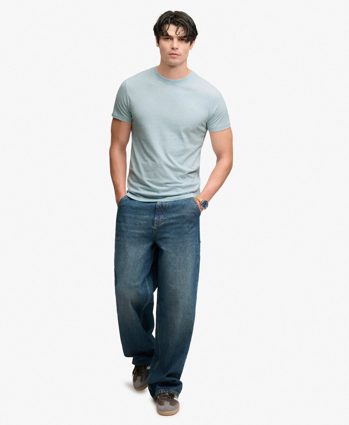 Icy Blue Marl/Light Blue