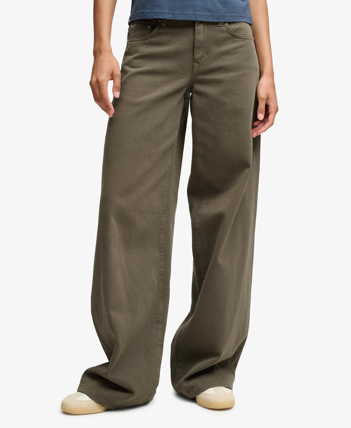 Mid Rise Baggy Pants