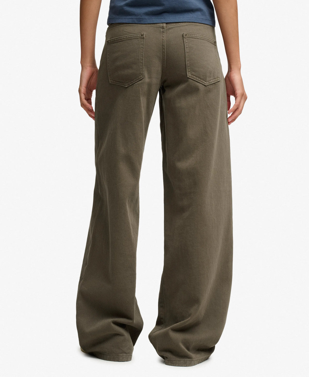 Mid Rise Baggy Pants