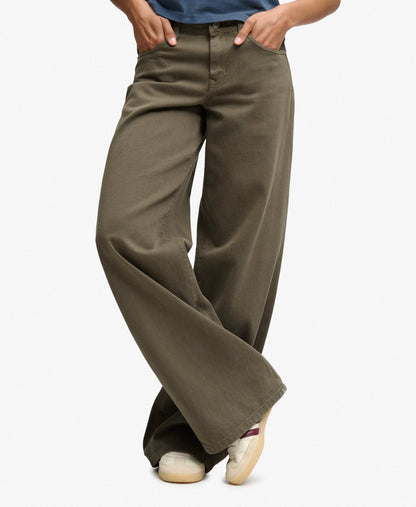 Mid Rise Baggy Pants