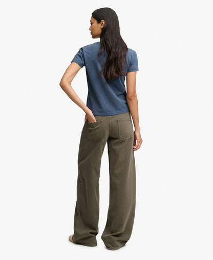 Mid Rise Baggy Pants