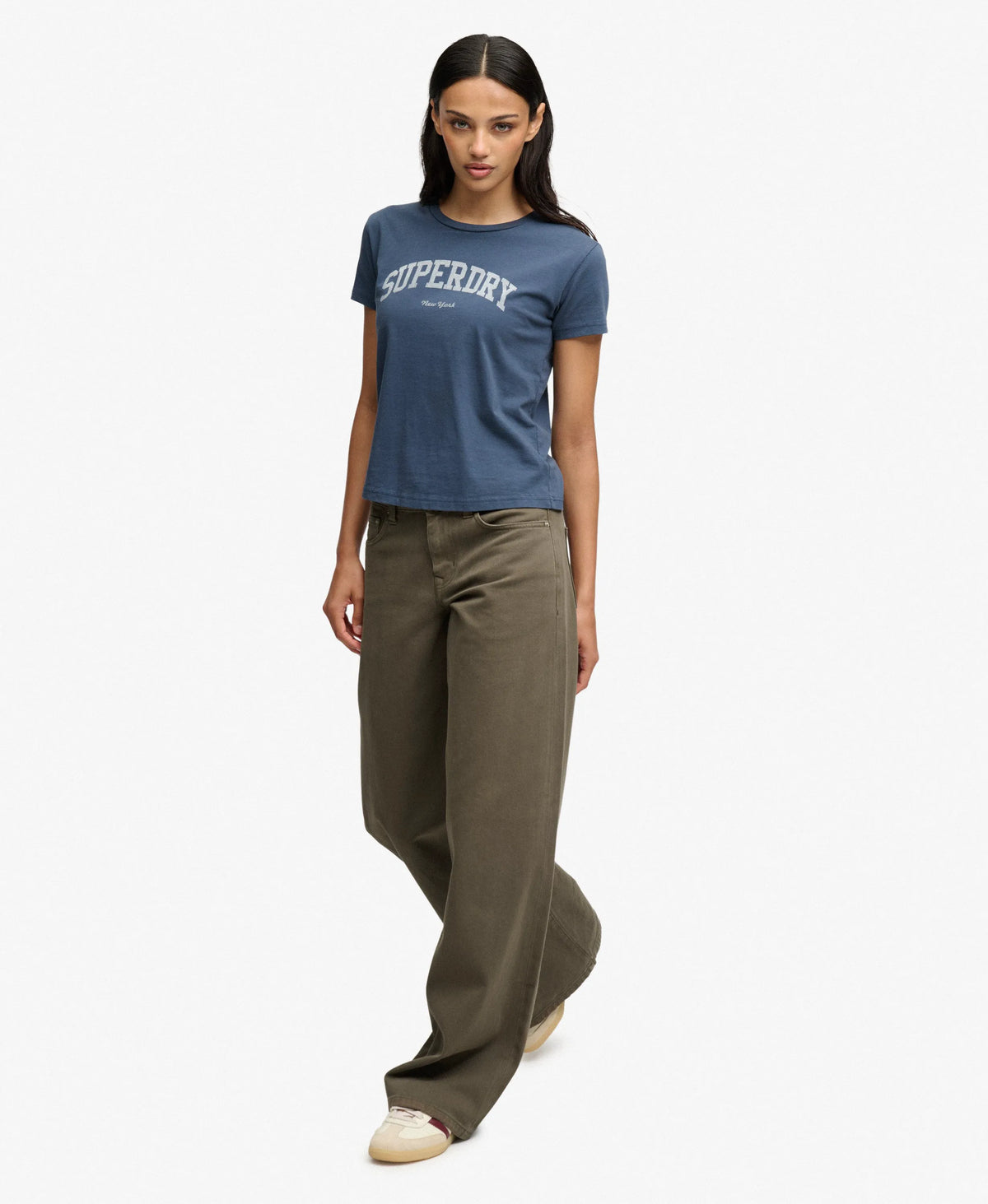 Mid Rise Baggy Pants