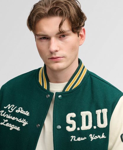 Dark Pine Green/Oatmeal