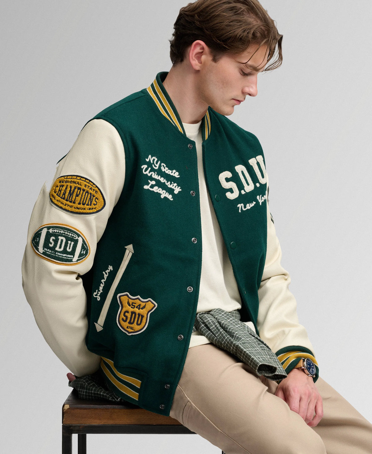 Dark Pine Green/Oatmeal