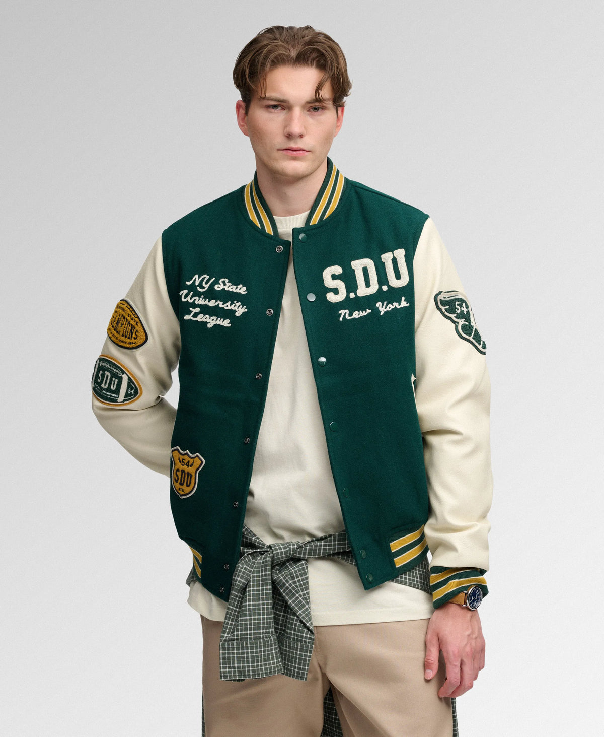 Dark Pine Green/Oatmeal
