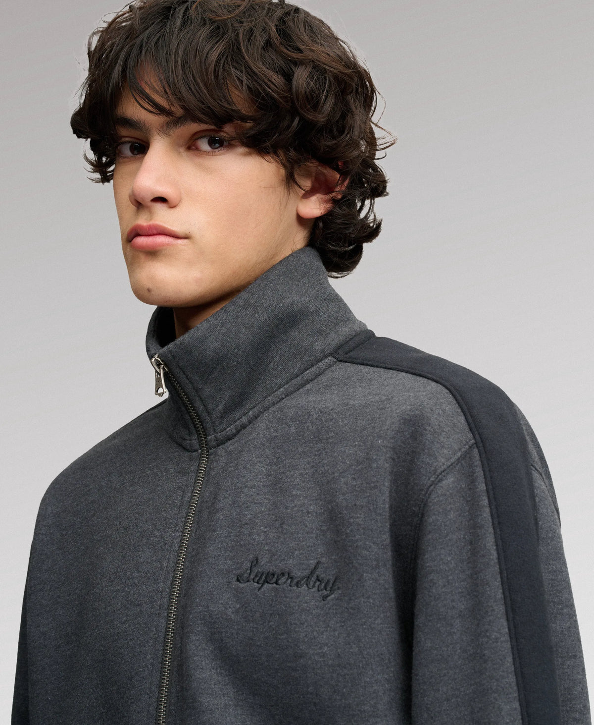 Satin Applique Track Top