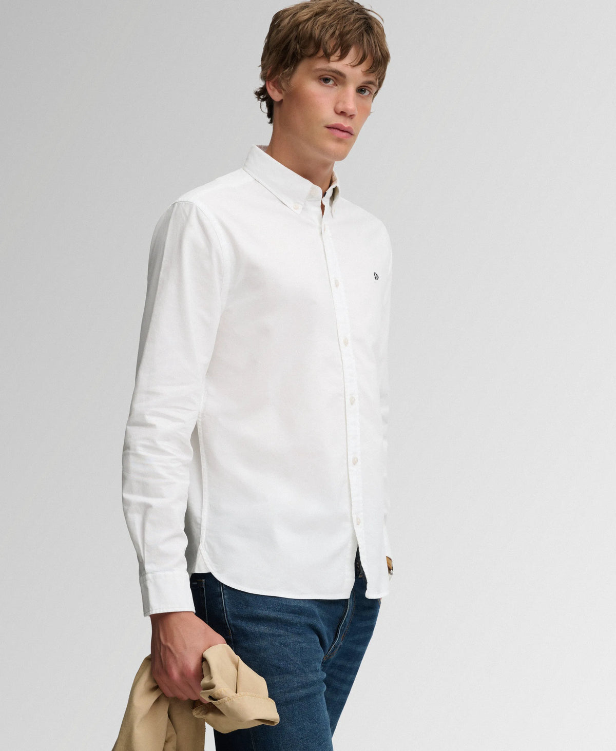 Optic White Oxford