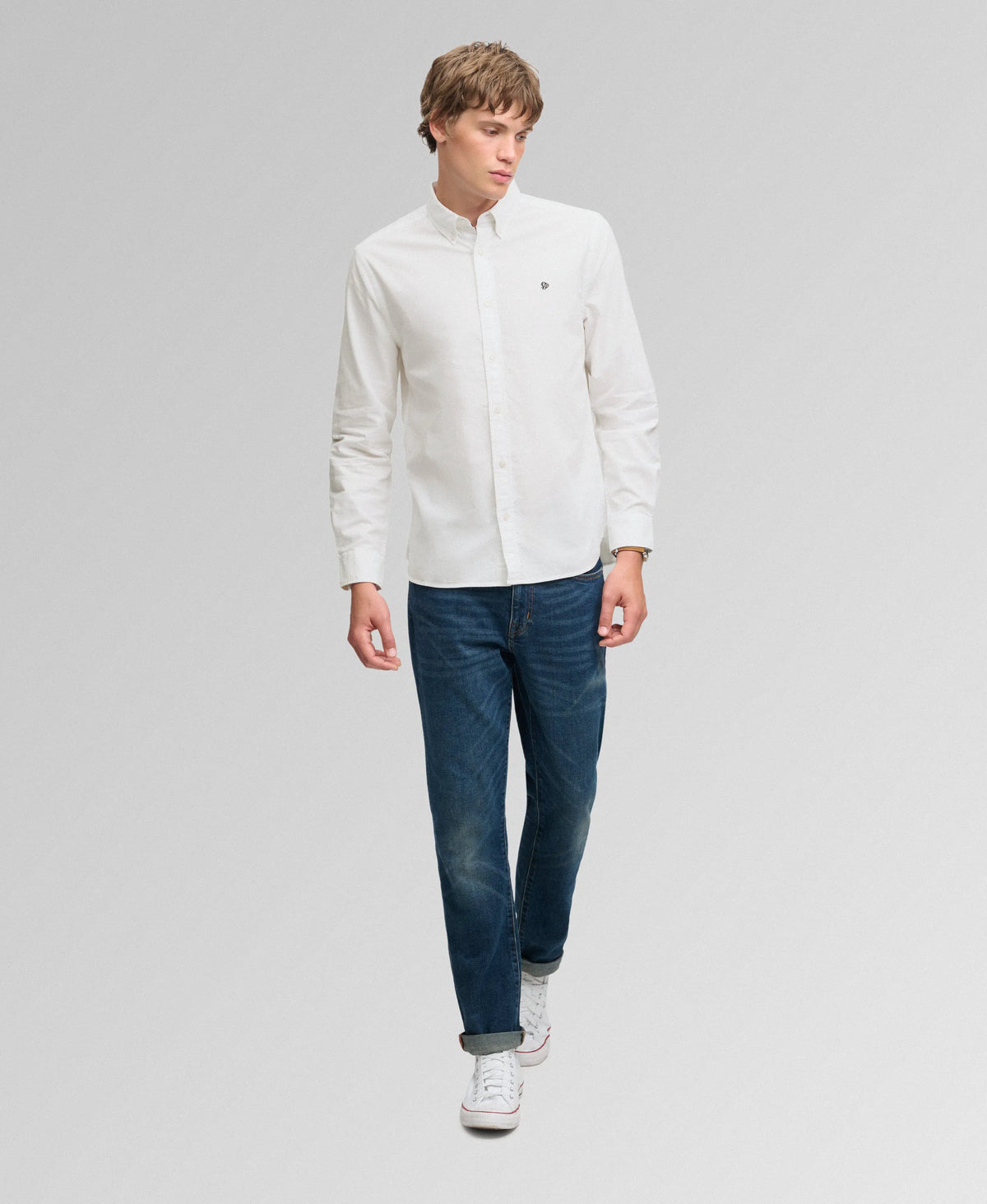 Optic White Oxford