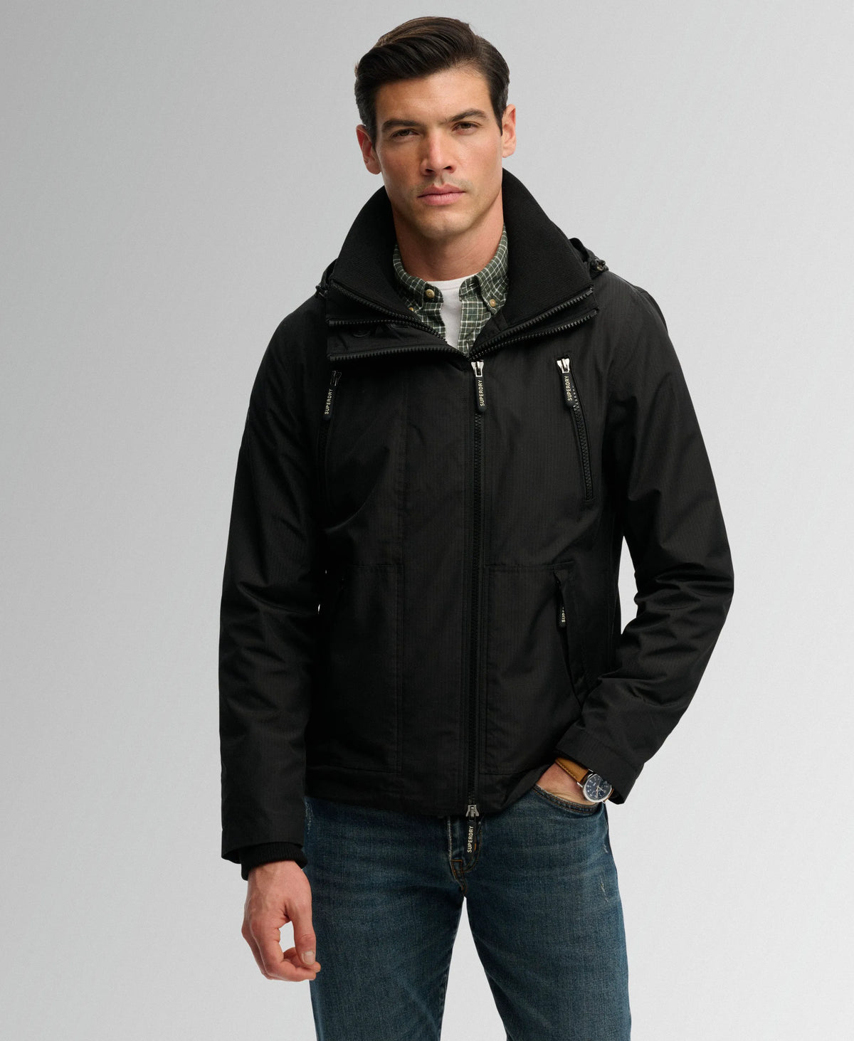 Hooded Mountain Windbreaker Jacket