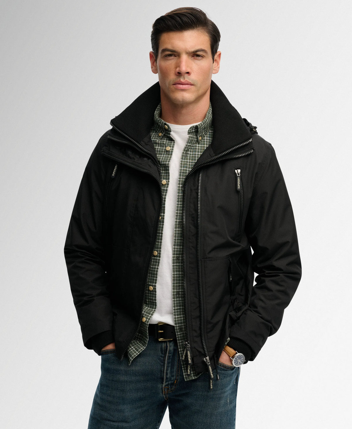 Hooded Mountain Windbreaker Jacket