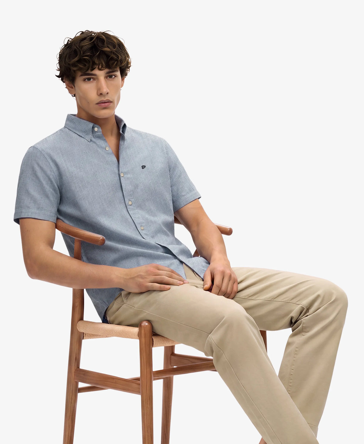 Ticking Navy Stripe