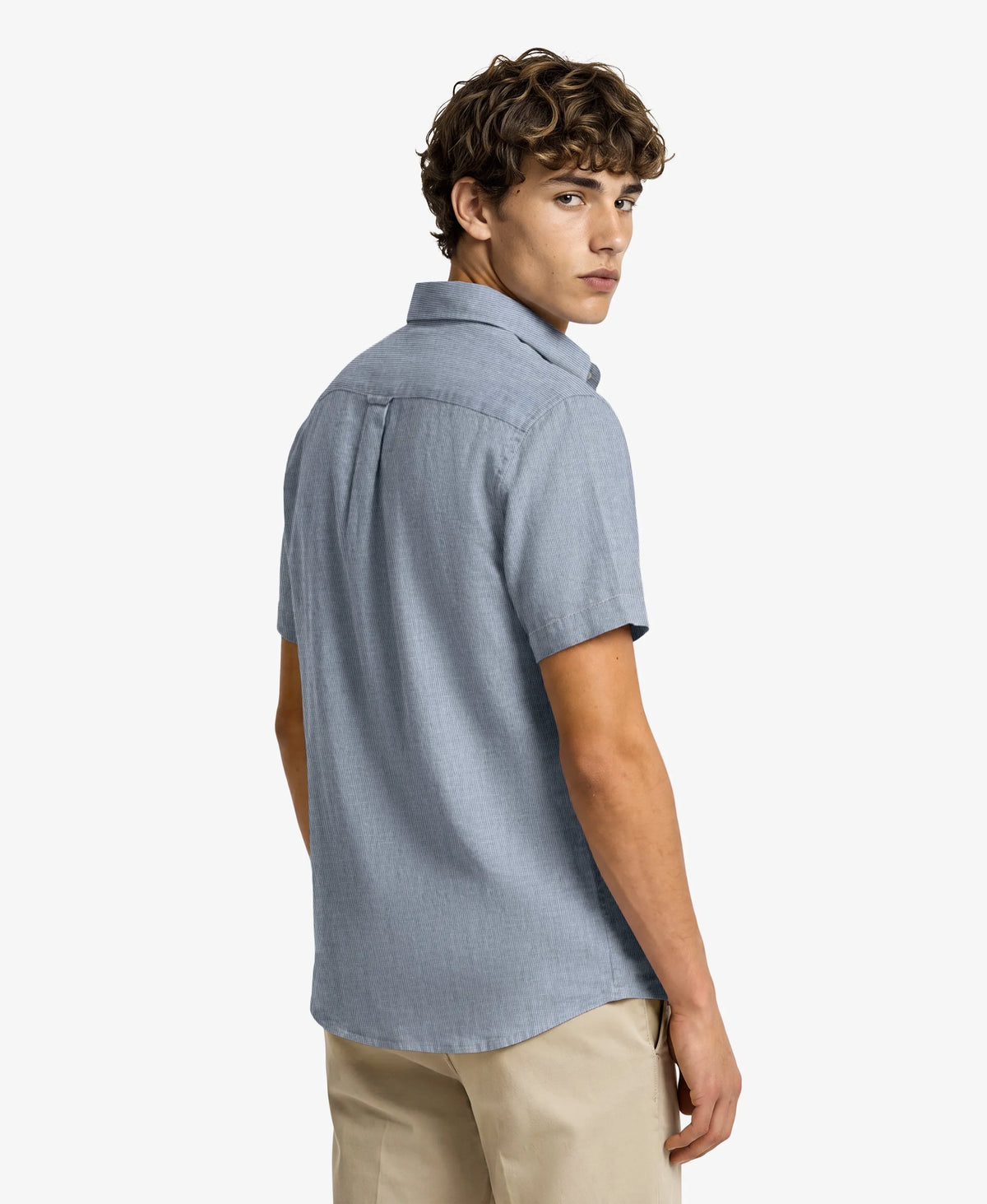 Ticking Navy Stripe