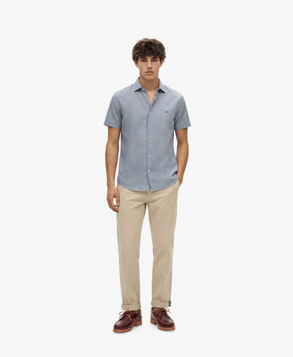 Ticking Navy Stripe