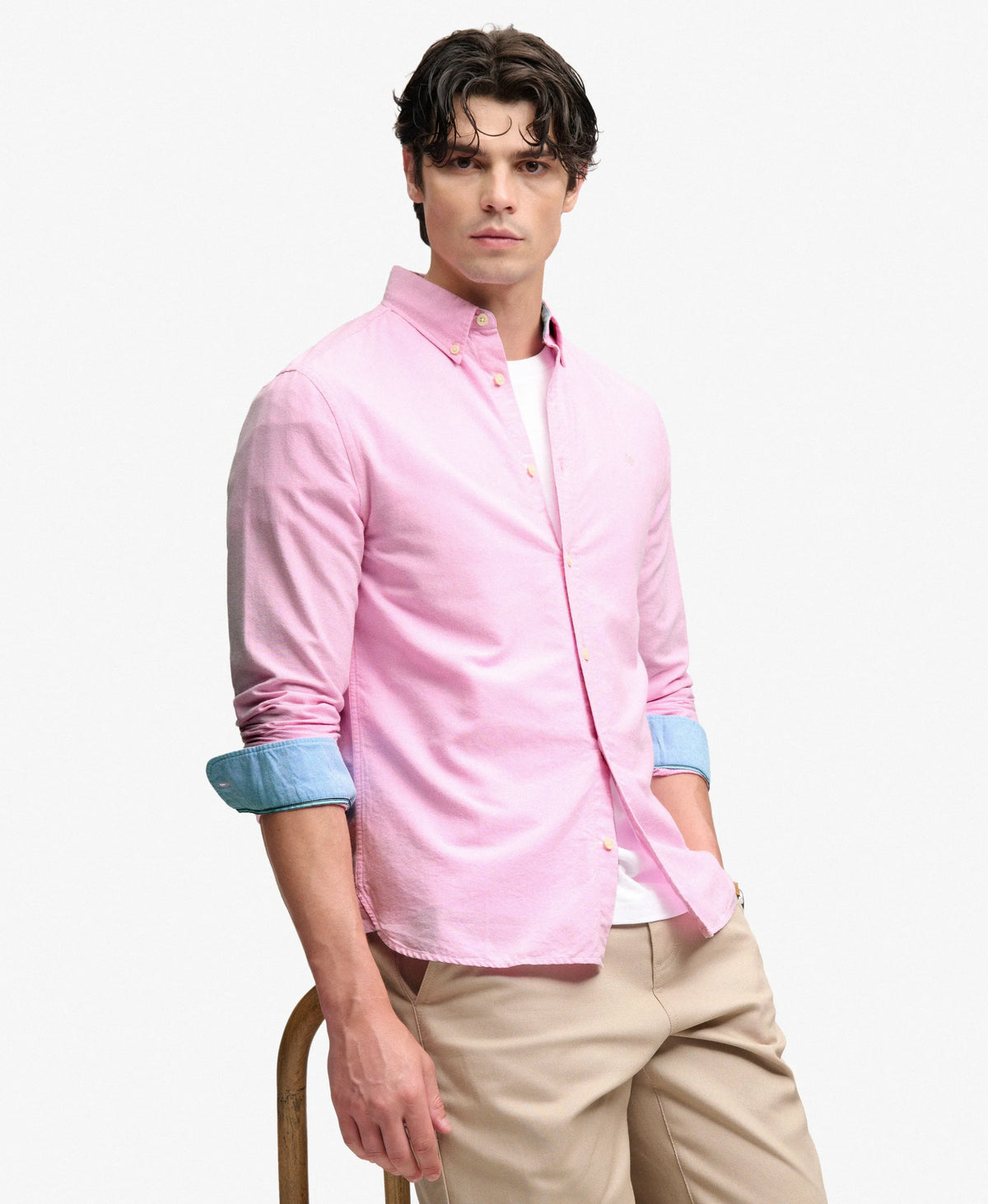 Pink Chambray