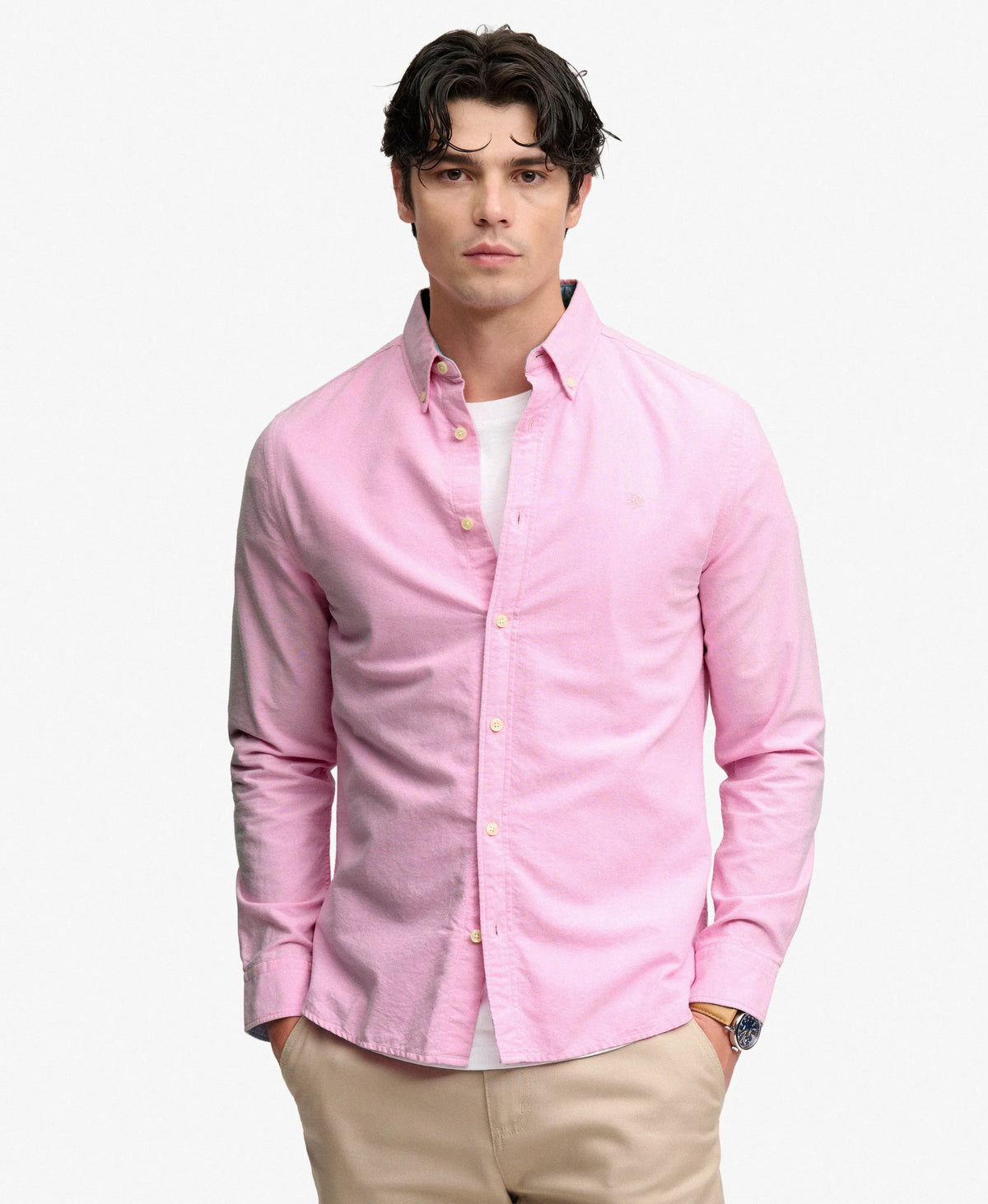 Pink Chambray