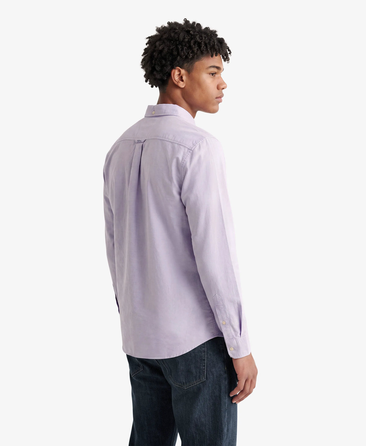 Light Lavender Purple Chambray