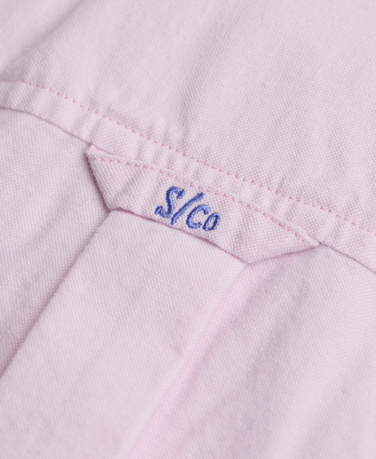 Blush Pink Chambray