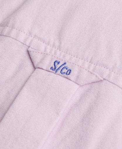 Blush Pink Chambray