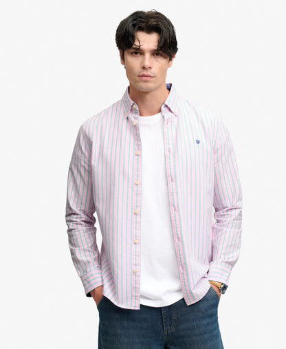 Pink Green Blazer Stripe