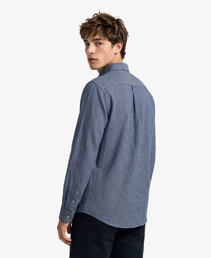 Indigo Needle Stripe