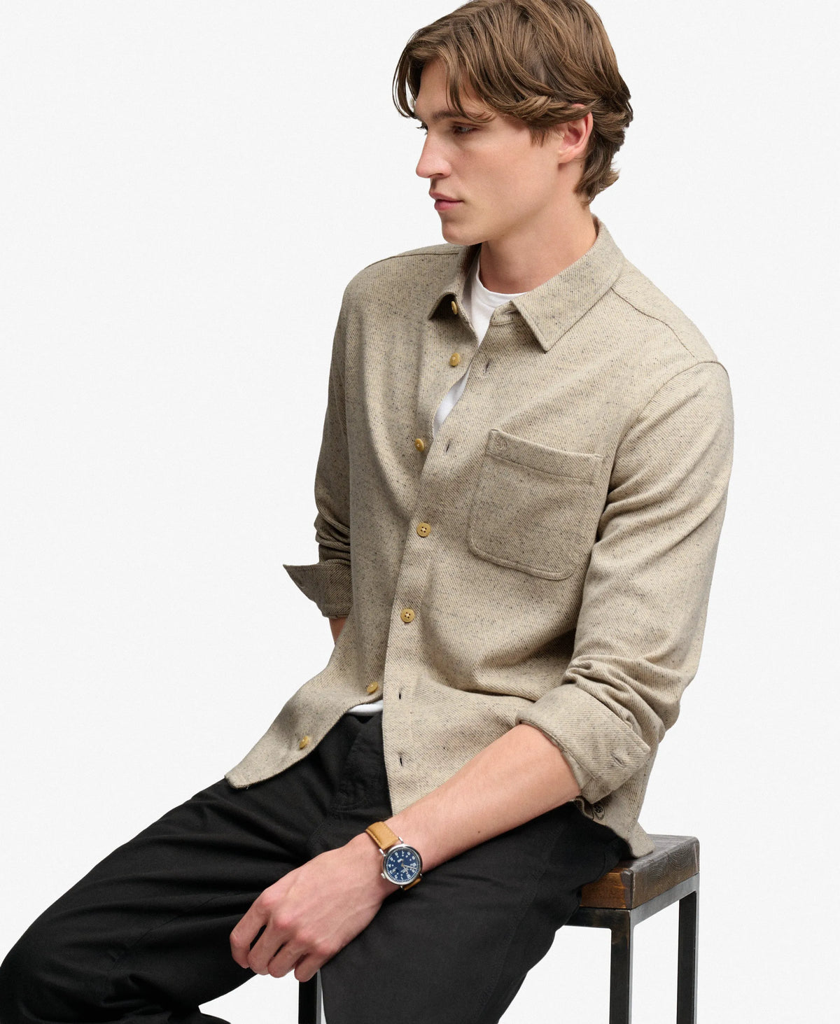 Ecru Tweed