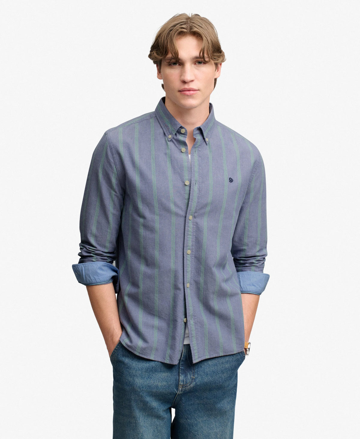Triple Stripe Navy