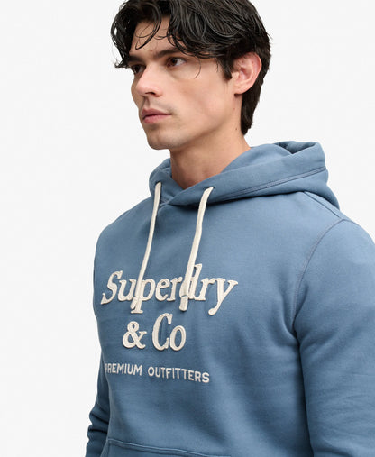Company Logo Relaxed Hoodie