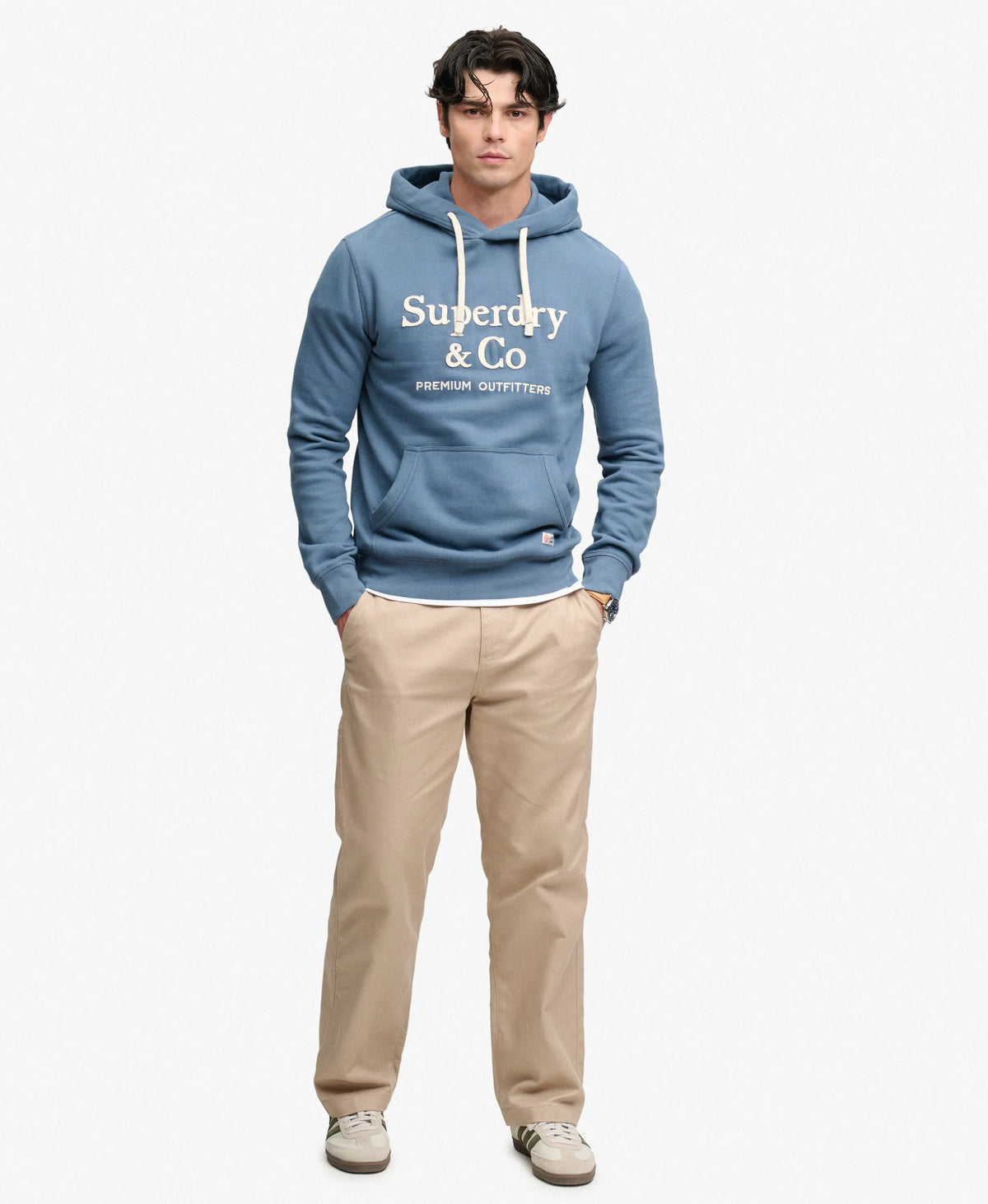 Company Logo Relaxed Hoodie