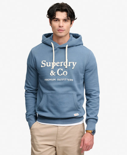 Company Logo Relaxed Hoodie