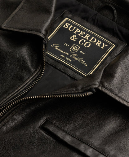 Faux Leather Jacket