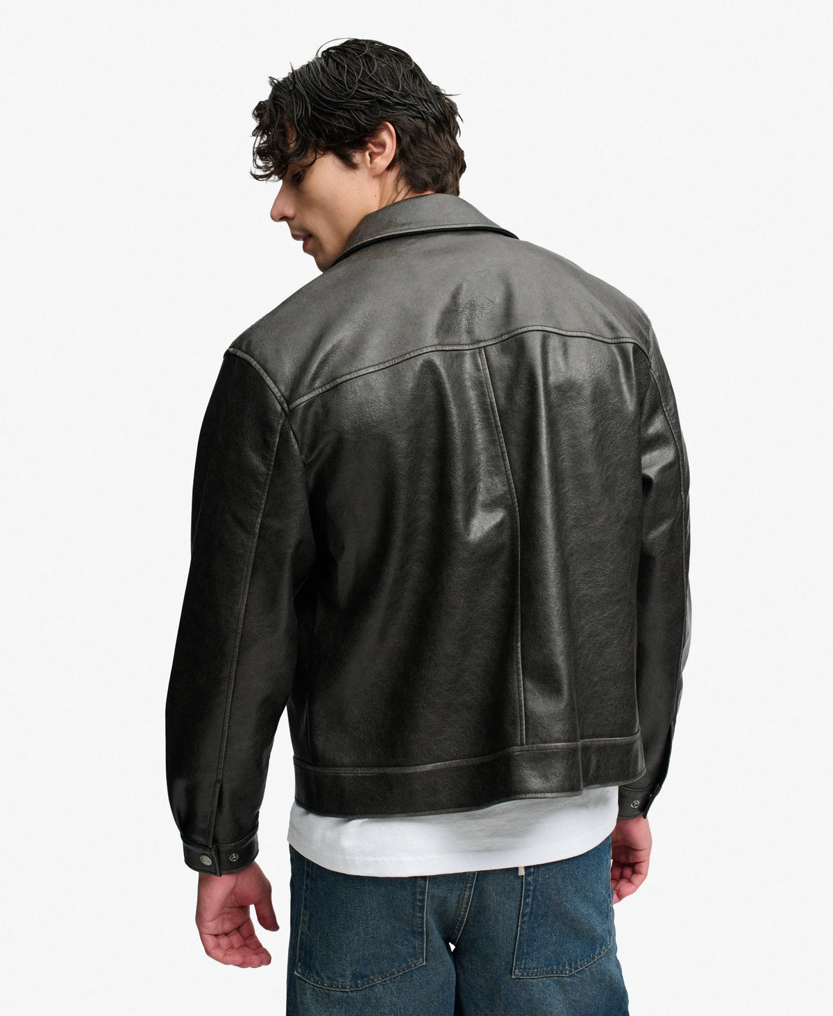Faux Leather Jacket