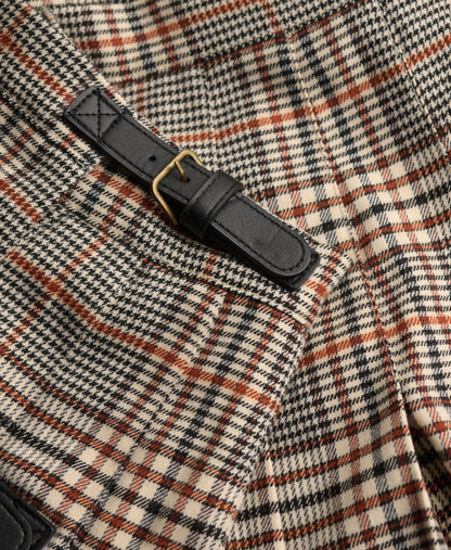 Beige/Brown Check