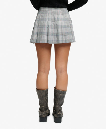 Grey/White check