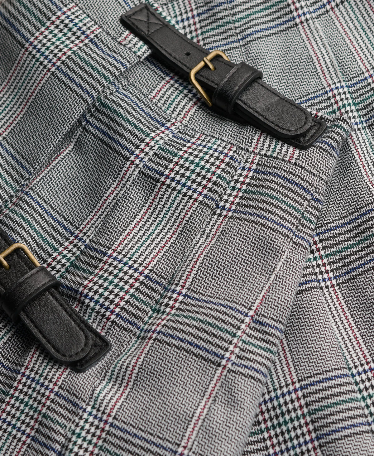 Grey/White check