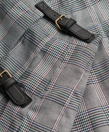 Grey/White check