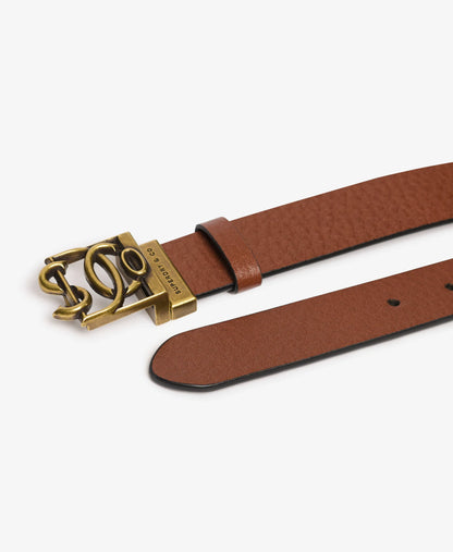 Monogram Leather Belt