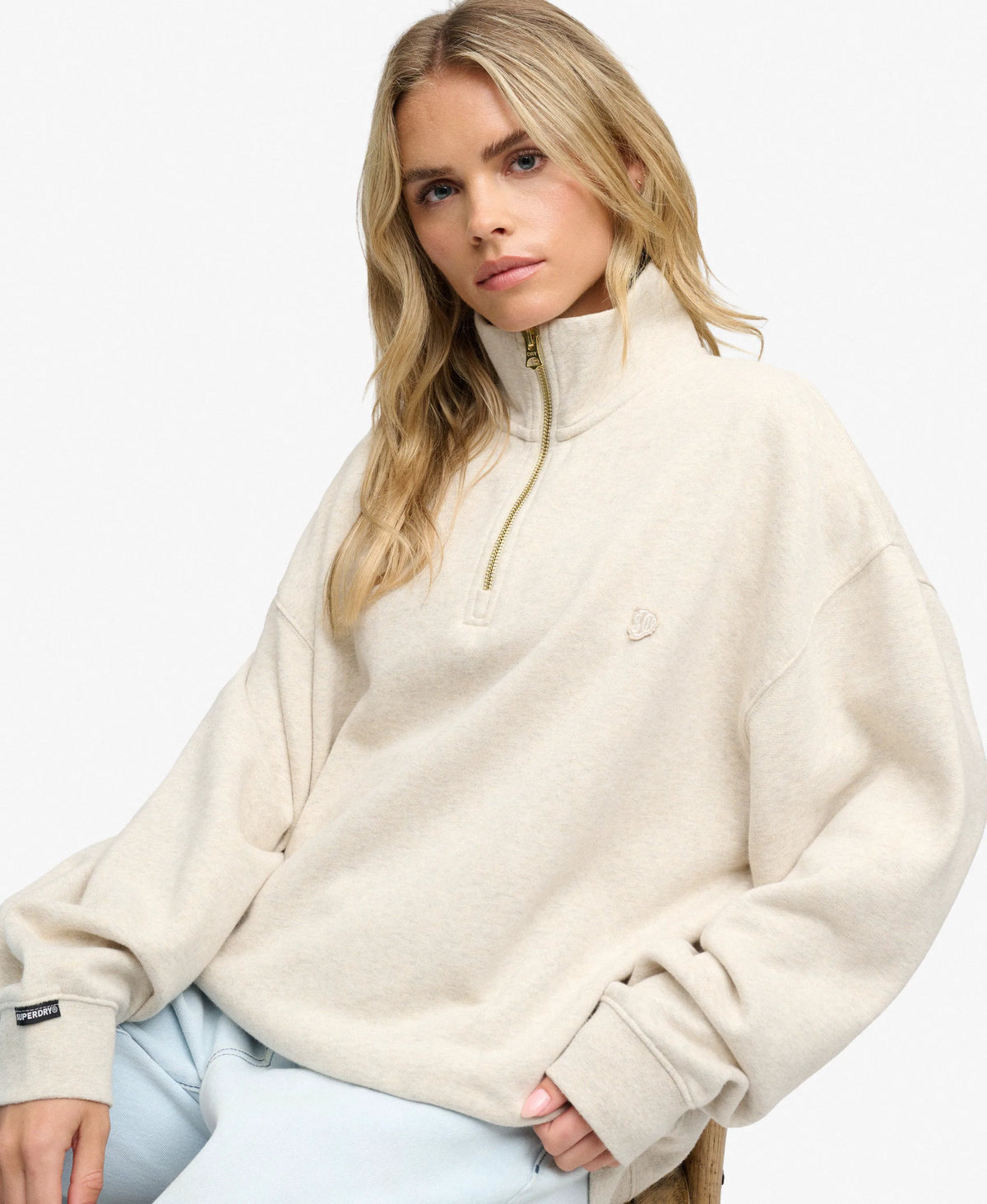 Monogram Half Zip Sweatshirt