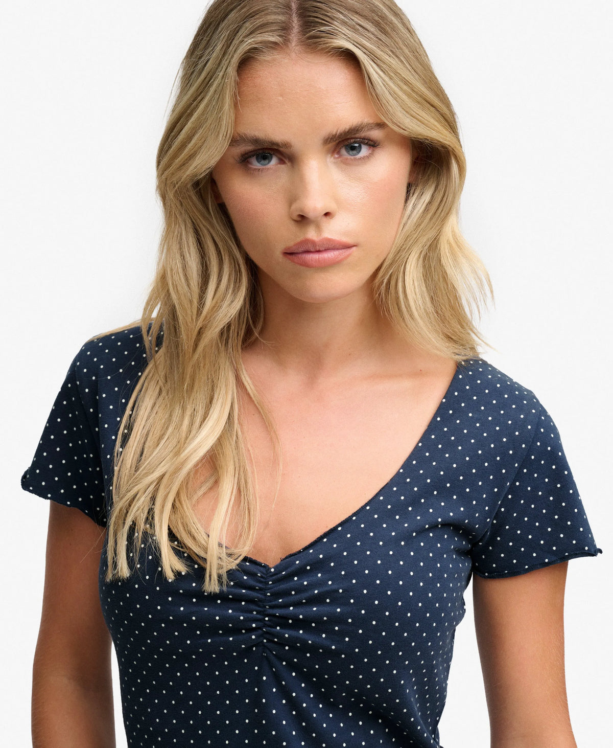Standard Navy Polka Dot