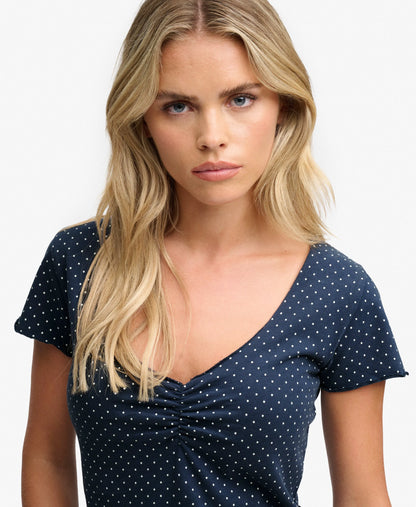 Standard Navy Polka Dot
