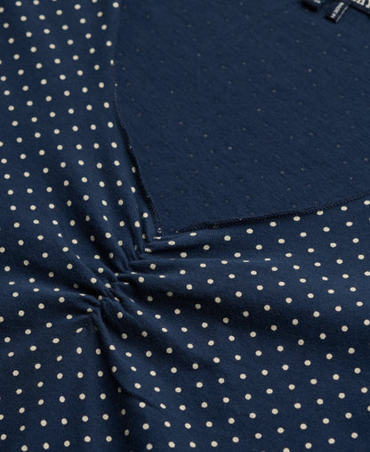 Standard Navy Polka Dot