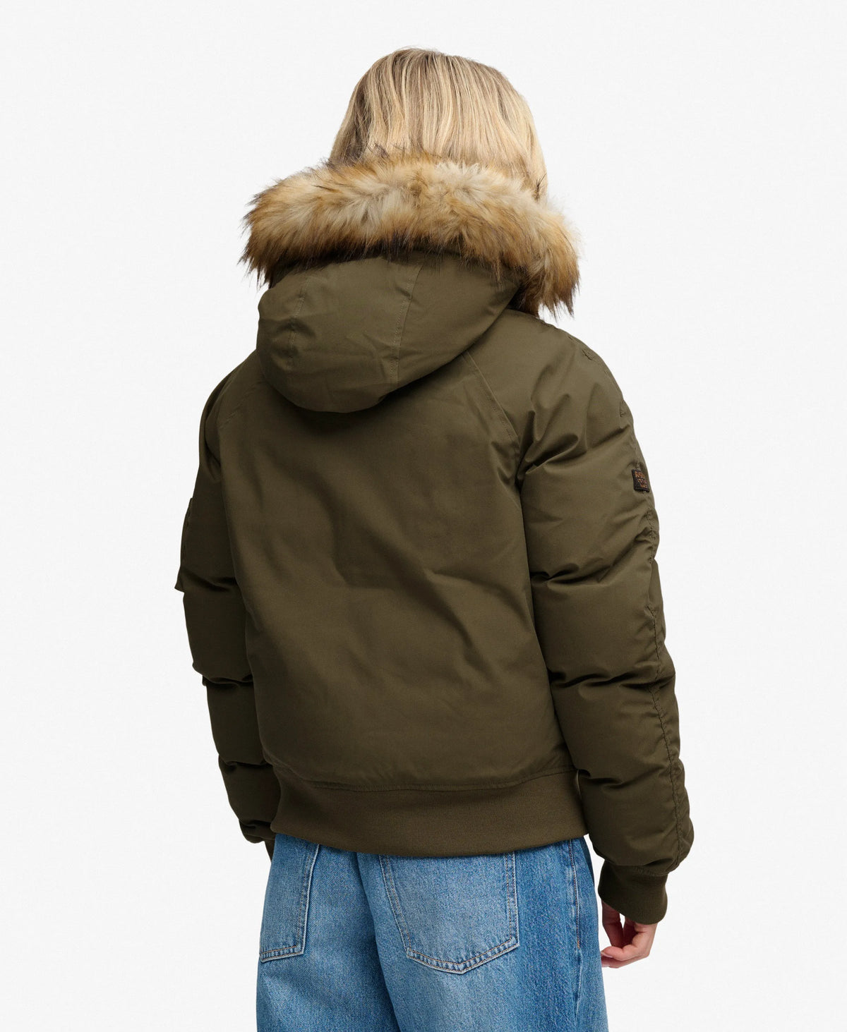 Hooded Padded MA1 Bomber Jacket