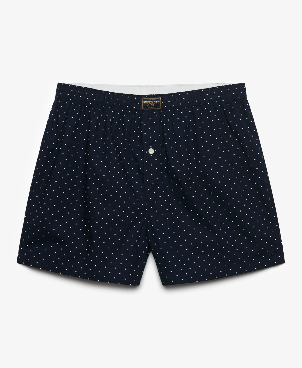Navy Polka Dot