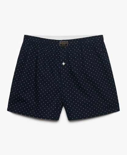 Navy Polka Dot