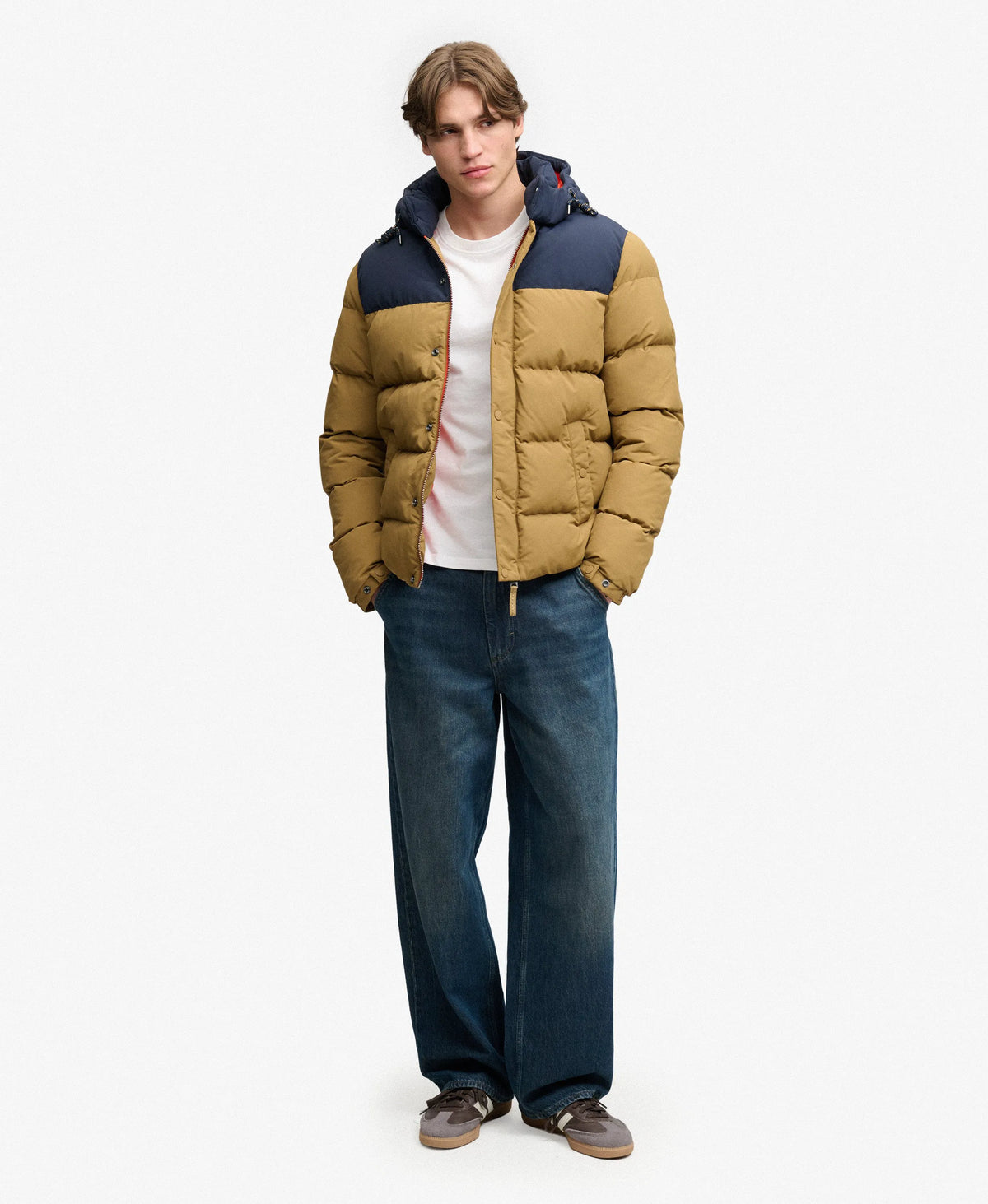 Everest Colour Block Puffer Jacket
