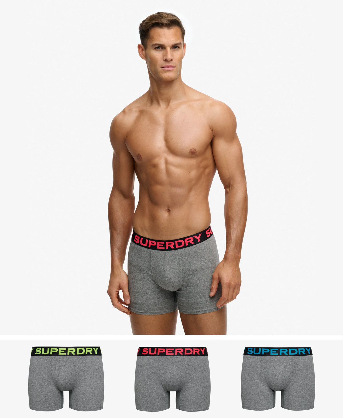 Grey Marl/Neon