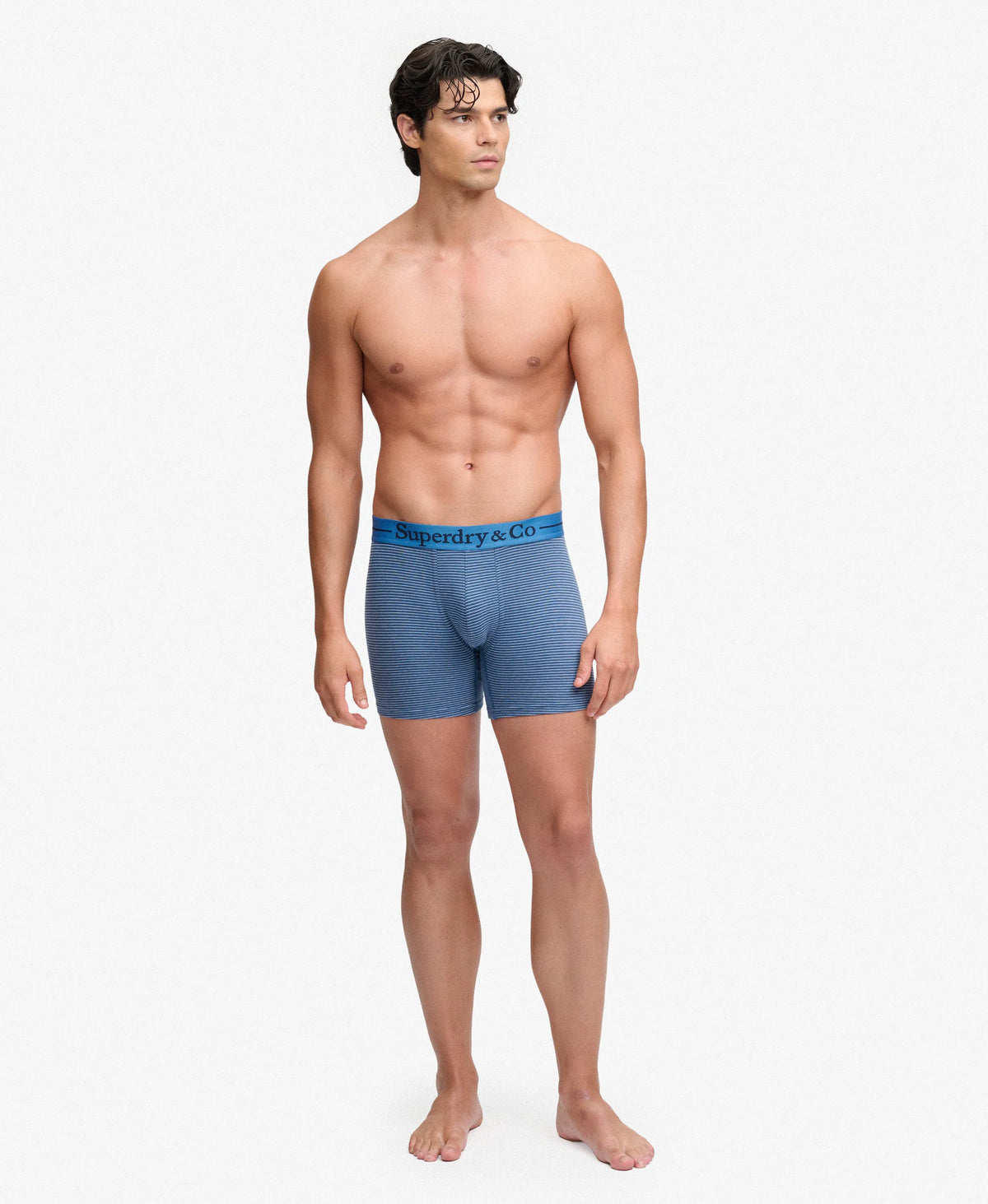 Blue Polka/Stripe